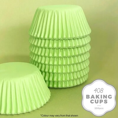 Pastel Green Paper Cupcake 408 Baking Cups Pk 200