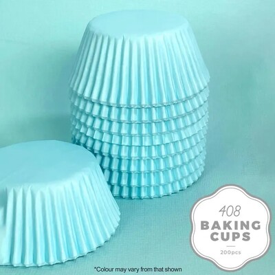 Pastel Blue Paper Cupcake 408 Baking Cups Pk 200