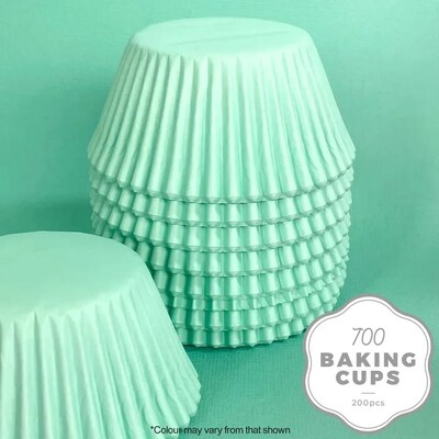 Pastel Teal Paper Cupcake 700 Baking Cups Pk 200