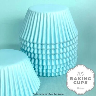 Pastel Blue Paper Cupcake 700 Baking Cups Pk 200