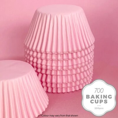 Pastel Pink Paper Cupcake 700 Baking Cups Pk 200