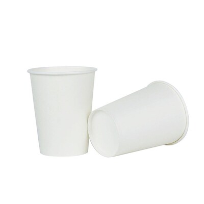 White Paper Cups Pk 20