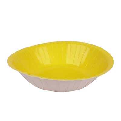 Yellow Paper 18cm Bowls Pk 20