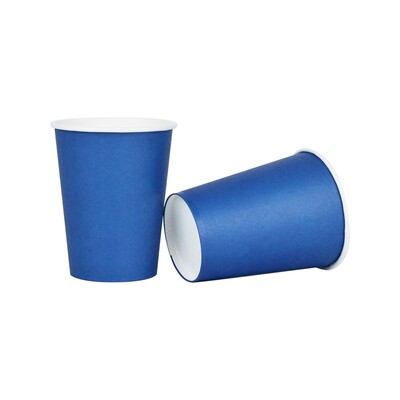 Azure Royal Blue Paper Cups Pk 20