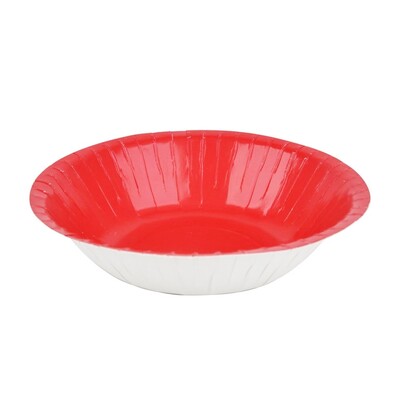 Cherry Red Paper 18cm Bowls Pk 20