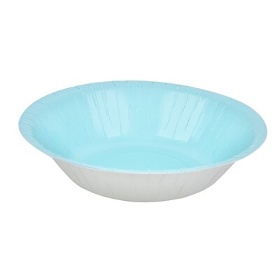 Sky Blue Paper 18cm Bowls Pk 20