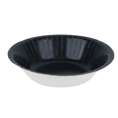 Black Paper 18cm Bowls Pk 20