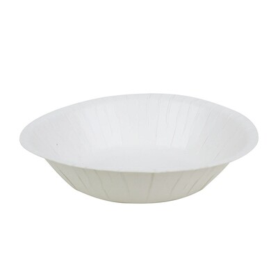 White Paper 18cm Bowls Pk 20