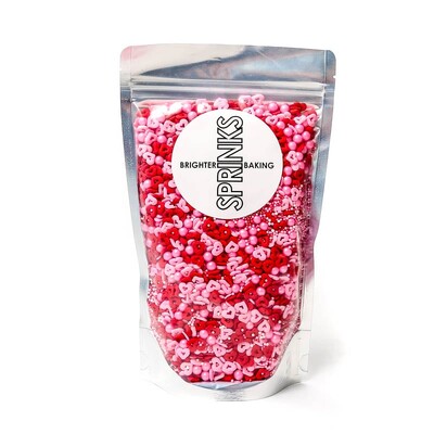 Sprinks Valentines Day Cupids Cuddle Edible Cake Sprinkles 500g