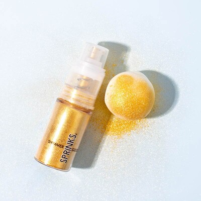 Sprinks Gold Edible Glitter Pump Spray 4g