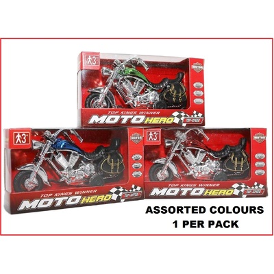 Assorted Metallic Toy Harley Motorbike Pk 1