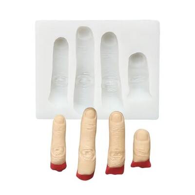 Halloween Fingers 4 Cavity Silicone Fondant Mould