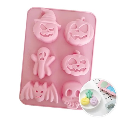 Halloween 6 Cavity Silicone Mould (Pk 1)