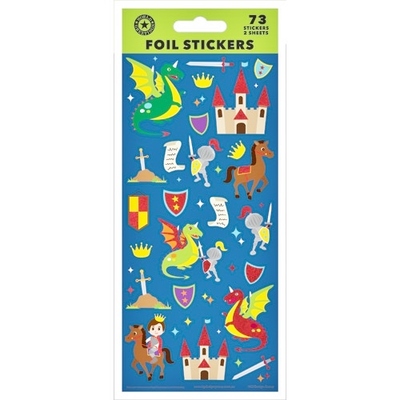 Camelot Castle Dragon Knight Stickers (2 Sheets 73 Stickers)