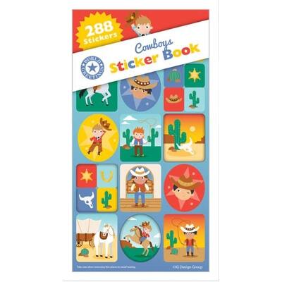 Cowboys Sticker Book (288 Assorted Stickers)