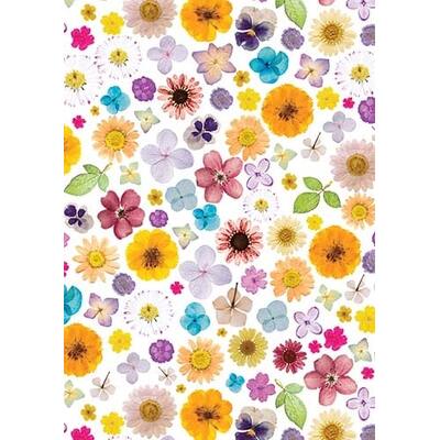 Pressed Flowers Gift Wrap 1 Sheet