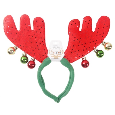 Christmas Antlers With Baubles Headband