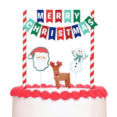 Christmas Edible Cake Decorations  image